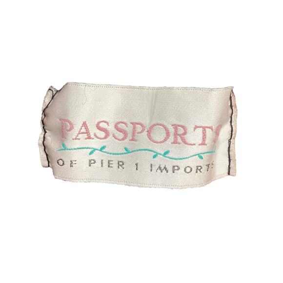 VTG Passport Of Pier 1 Imports Women’s Sweater Size S Wool Red And Black Buttons - Picture 4 of 4